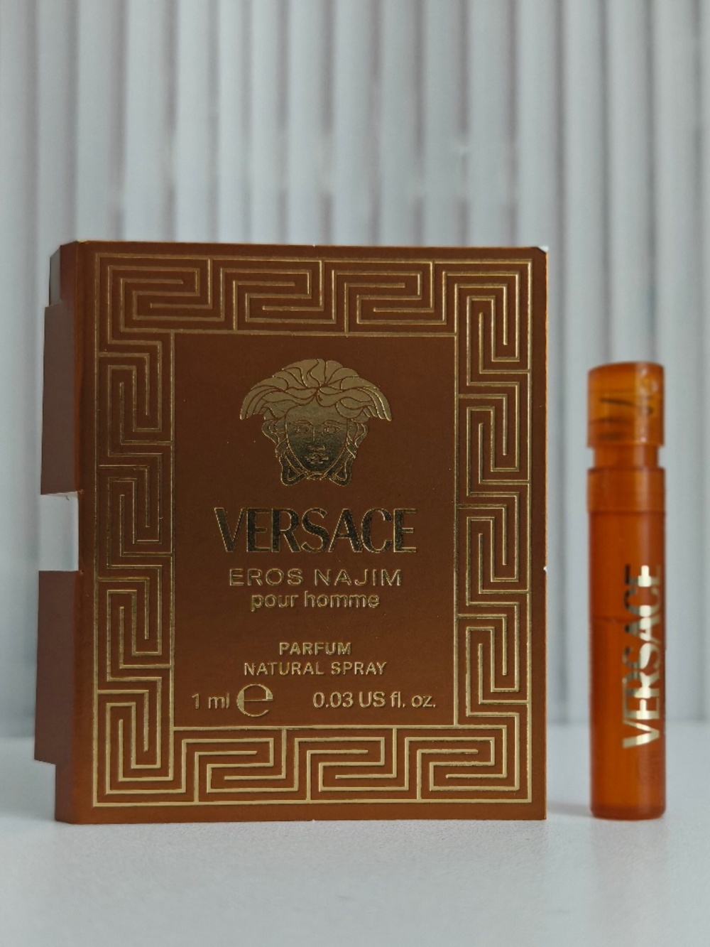 New Versace Eros Najim Pour Homme Sample Spray 1 ml/ 0.03 oz
